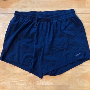 Brooks Moment 5” Navy Short | Size Small